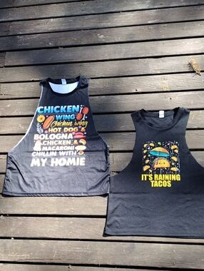 Set Of 2,Boys,Size11/12,Black Kids Graphic Tank Top